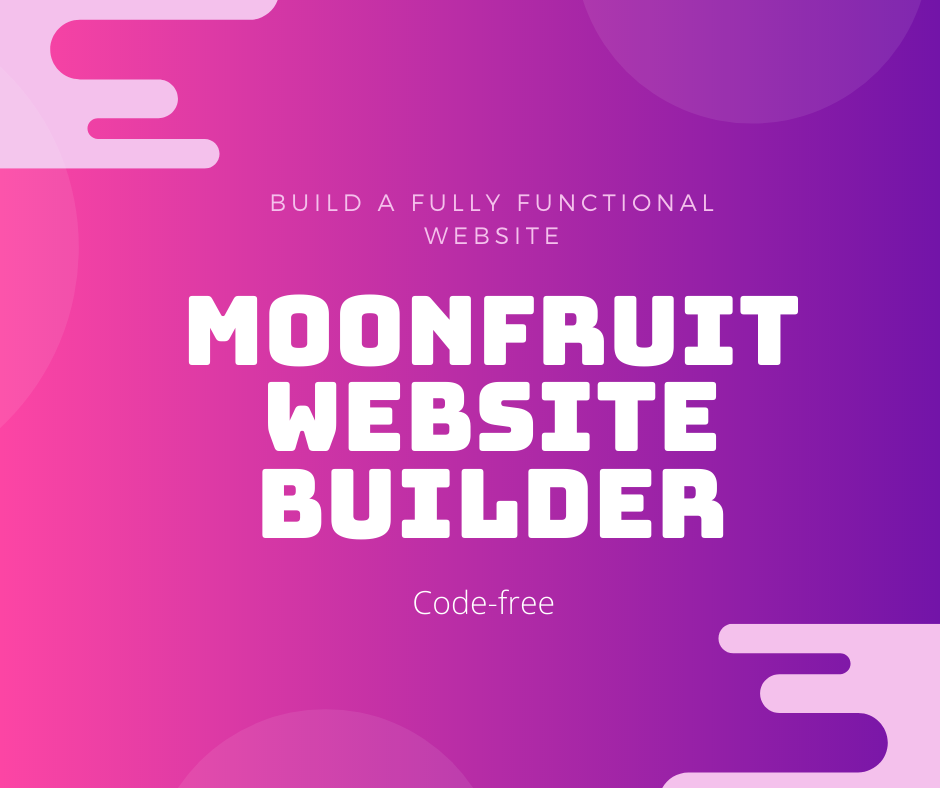 Moonfruit Website Builder: Your New Site Just A Click Away