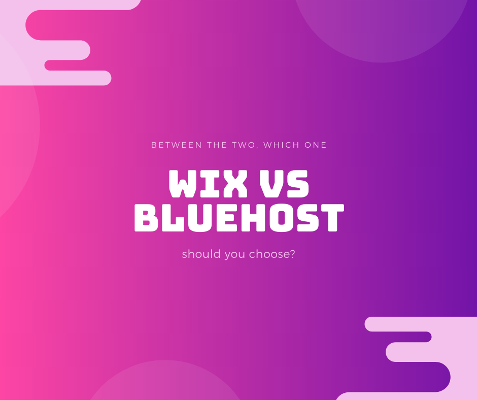 Wix vs Bluehost