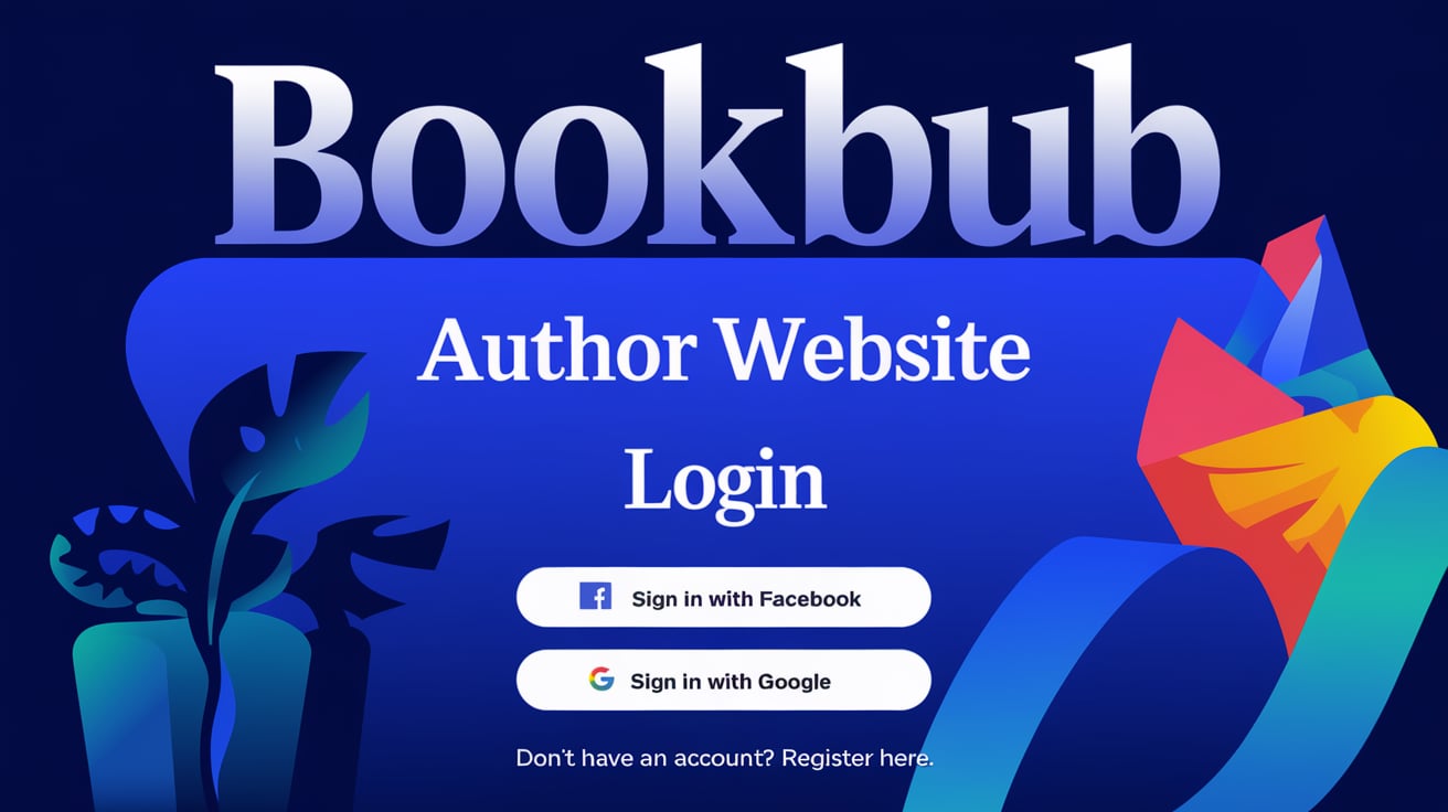 Bookbub author website login