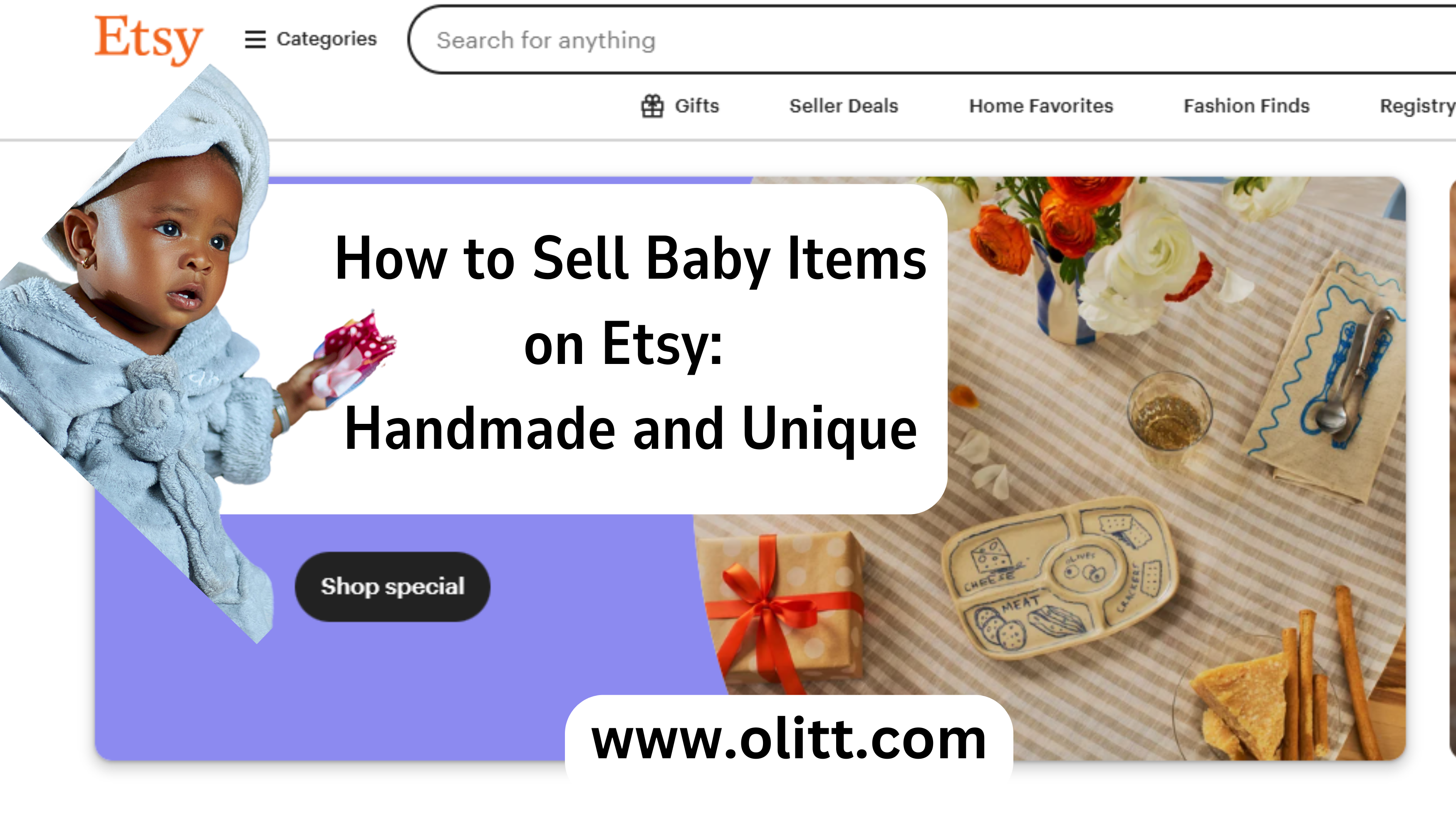 How to Sell Baby Items on Etsy: Handmade and Unique