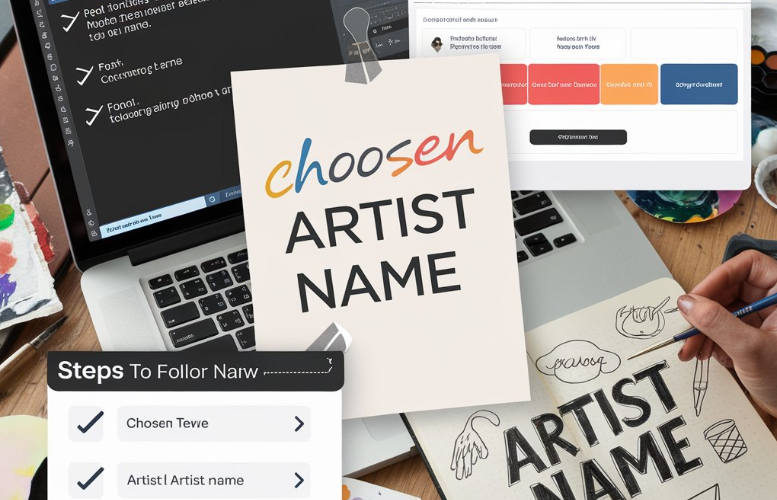 How to Choose and Register an Artist Name Online