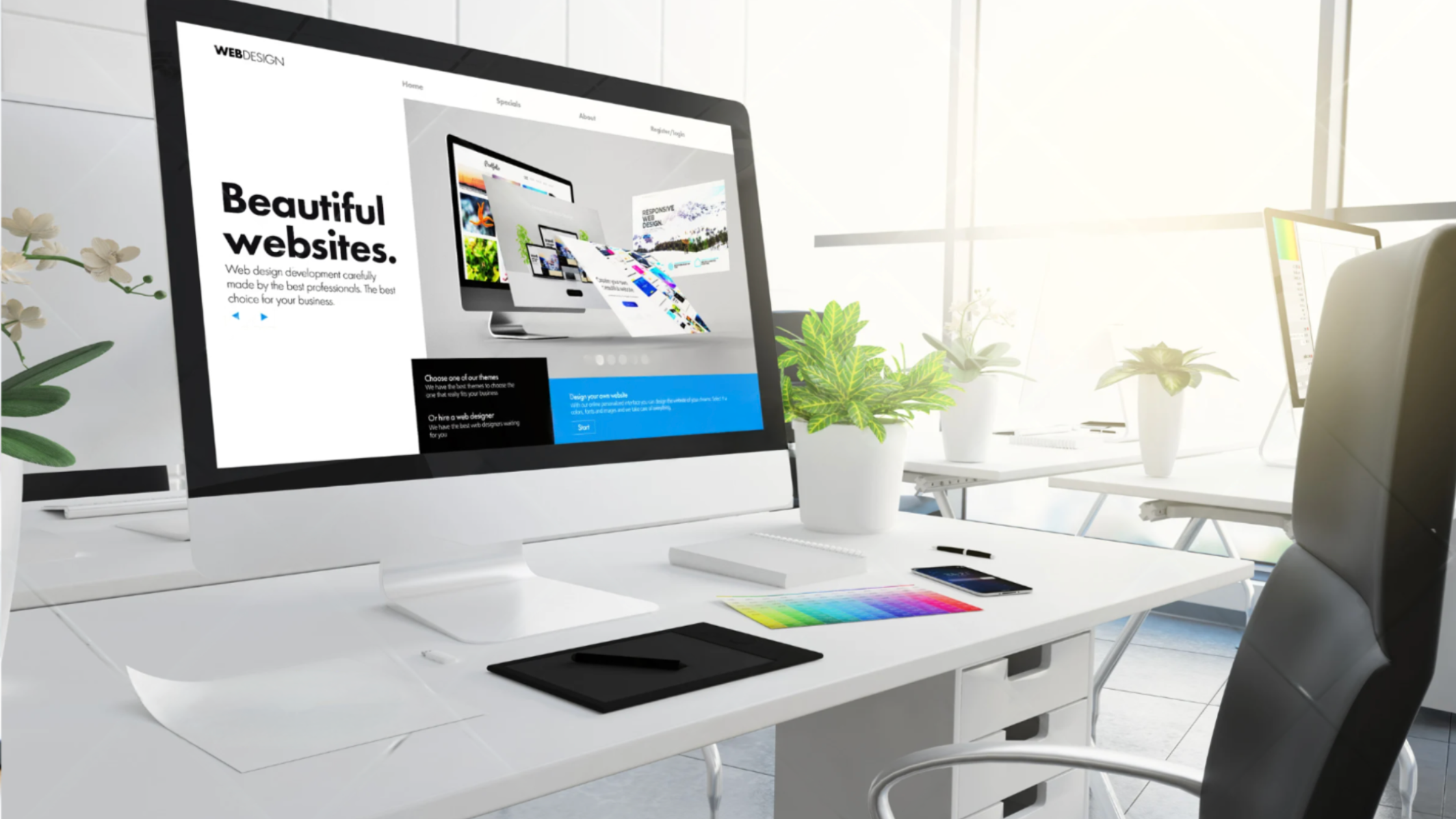 construction website design