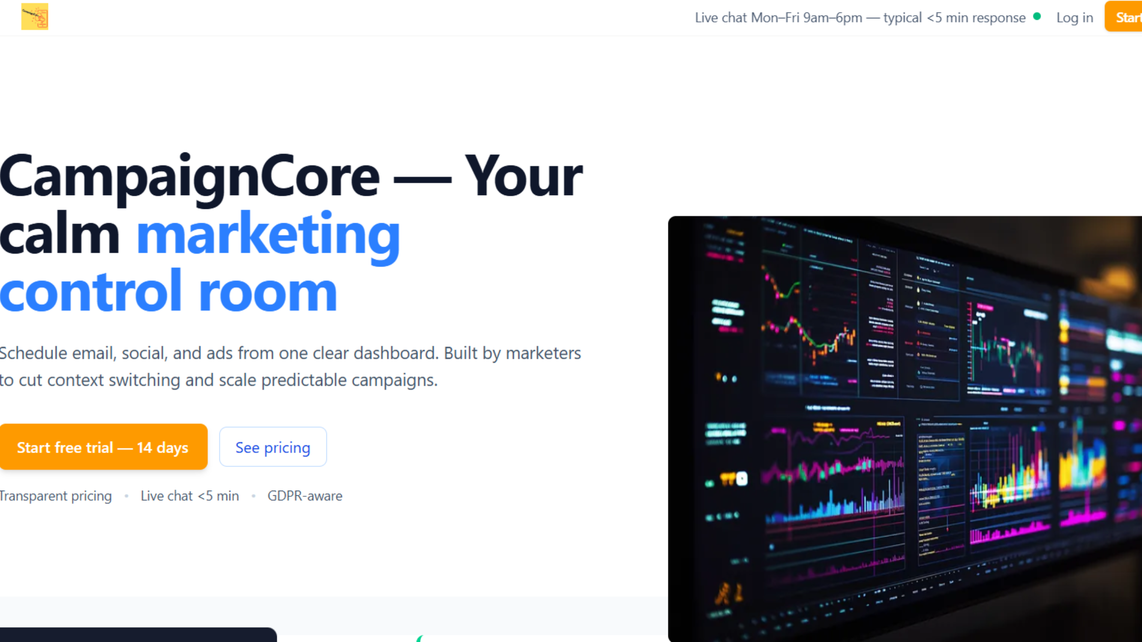 SaaS website builder