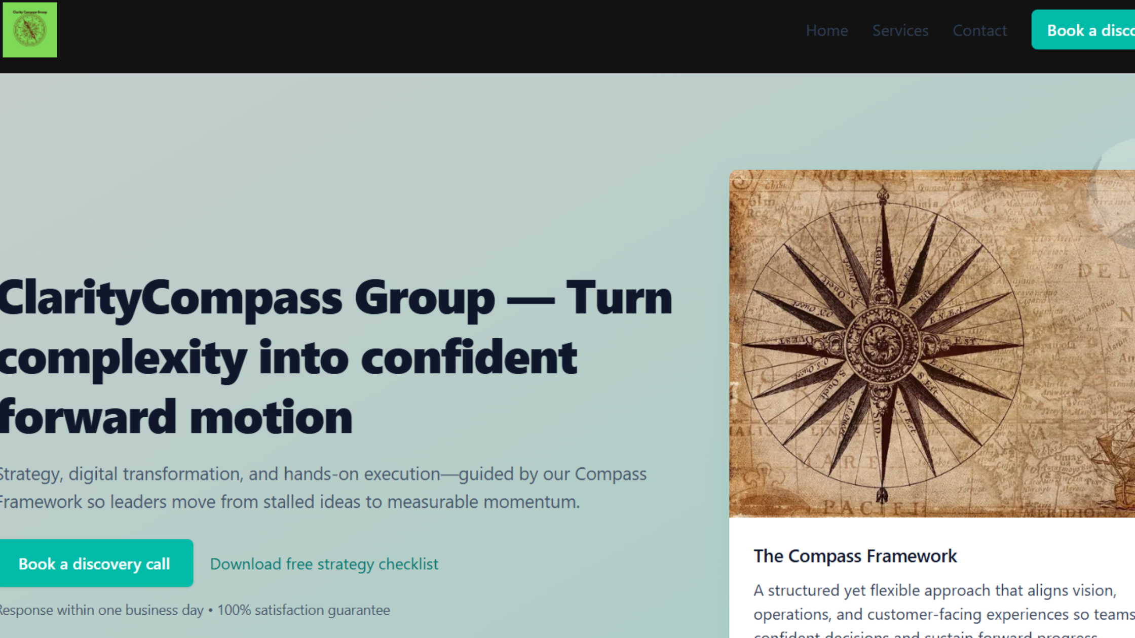 consulting agency ai website builder