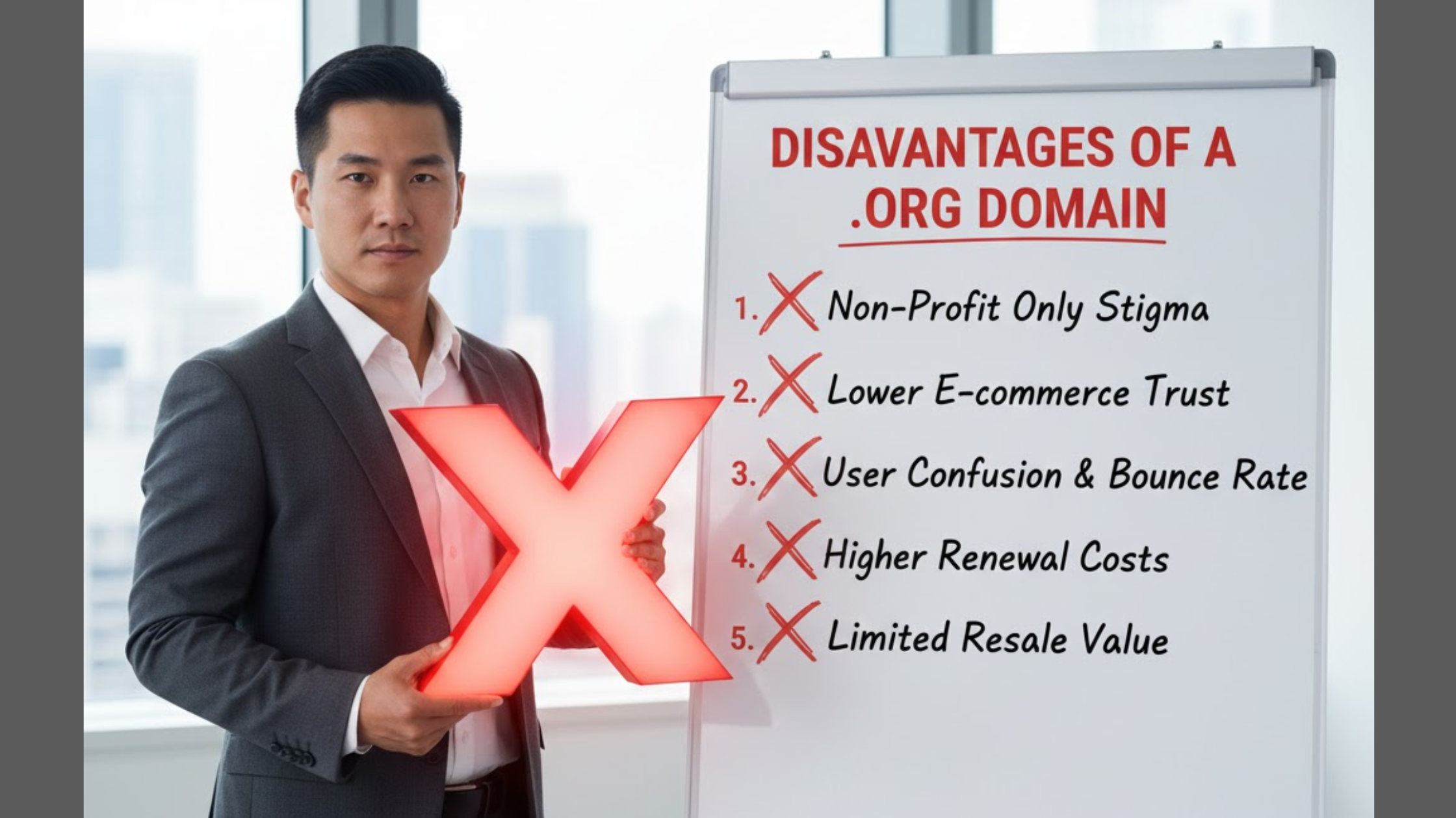 Disadvantages of a .Org Domain