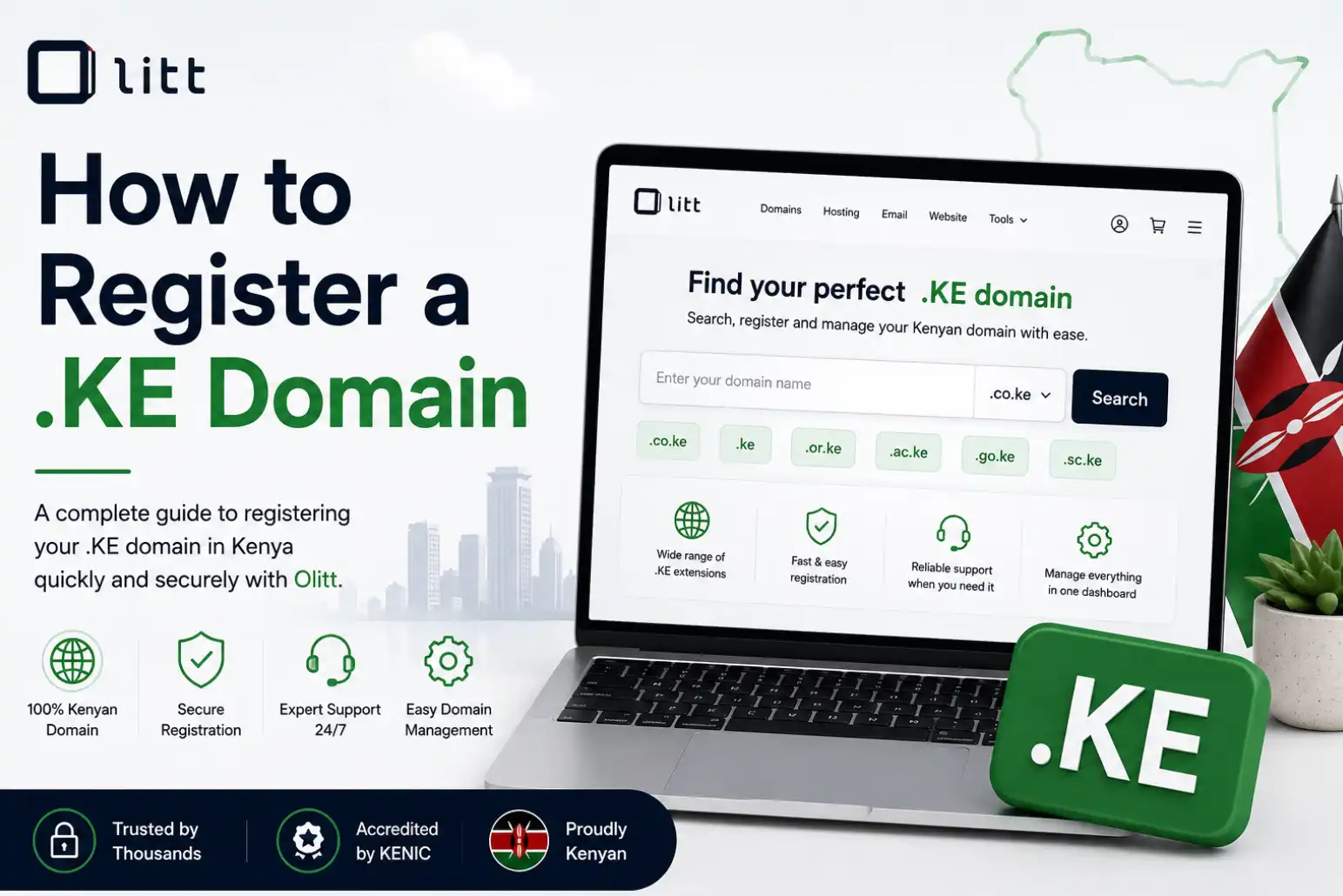 Register A .Ke Domain